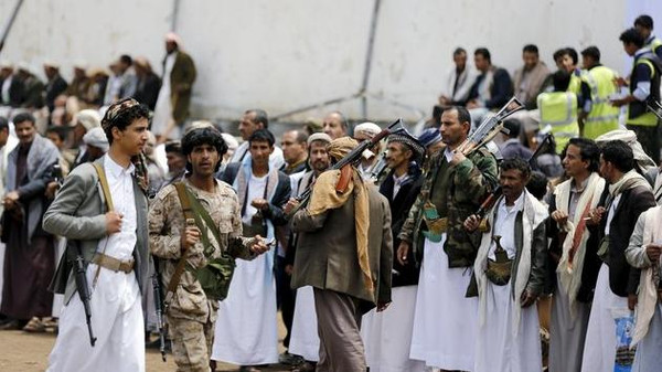 Tribesmen loyal to the Houthi movement attend a gathering in Yemen's capital Sanaa, April 17, 2016. REUTERS/Khaled Abdullah