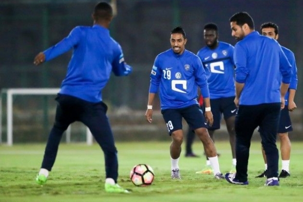 جانب من تدريبات الهلال السعودي