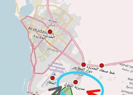 خريطة تفصيلية توضح اين وصلت القوات الشرعية في معركة تحرير الحديدة