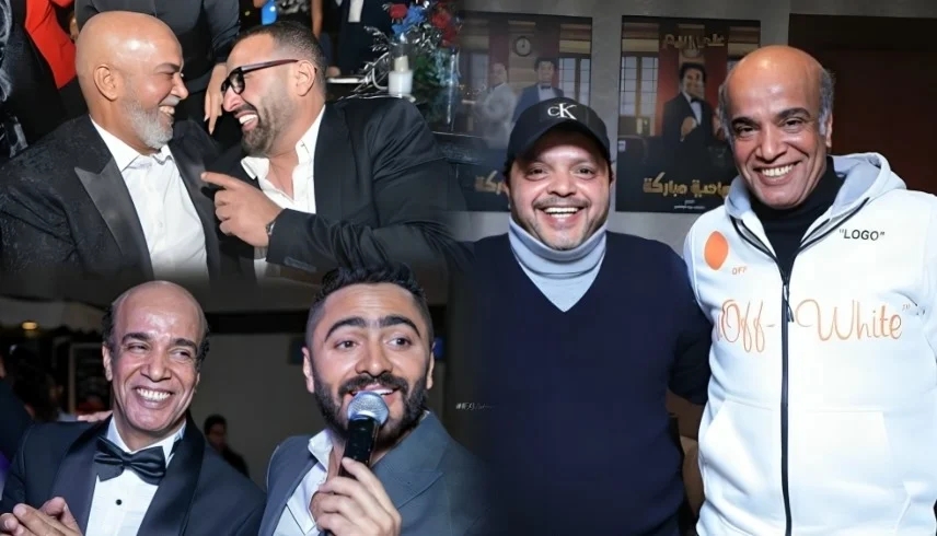 وداع مؤثر للفنان سليمان عيد من زملائه في مصر